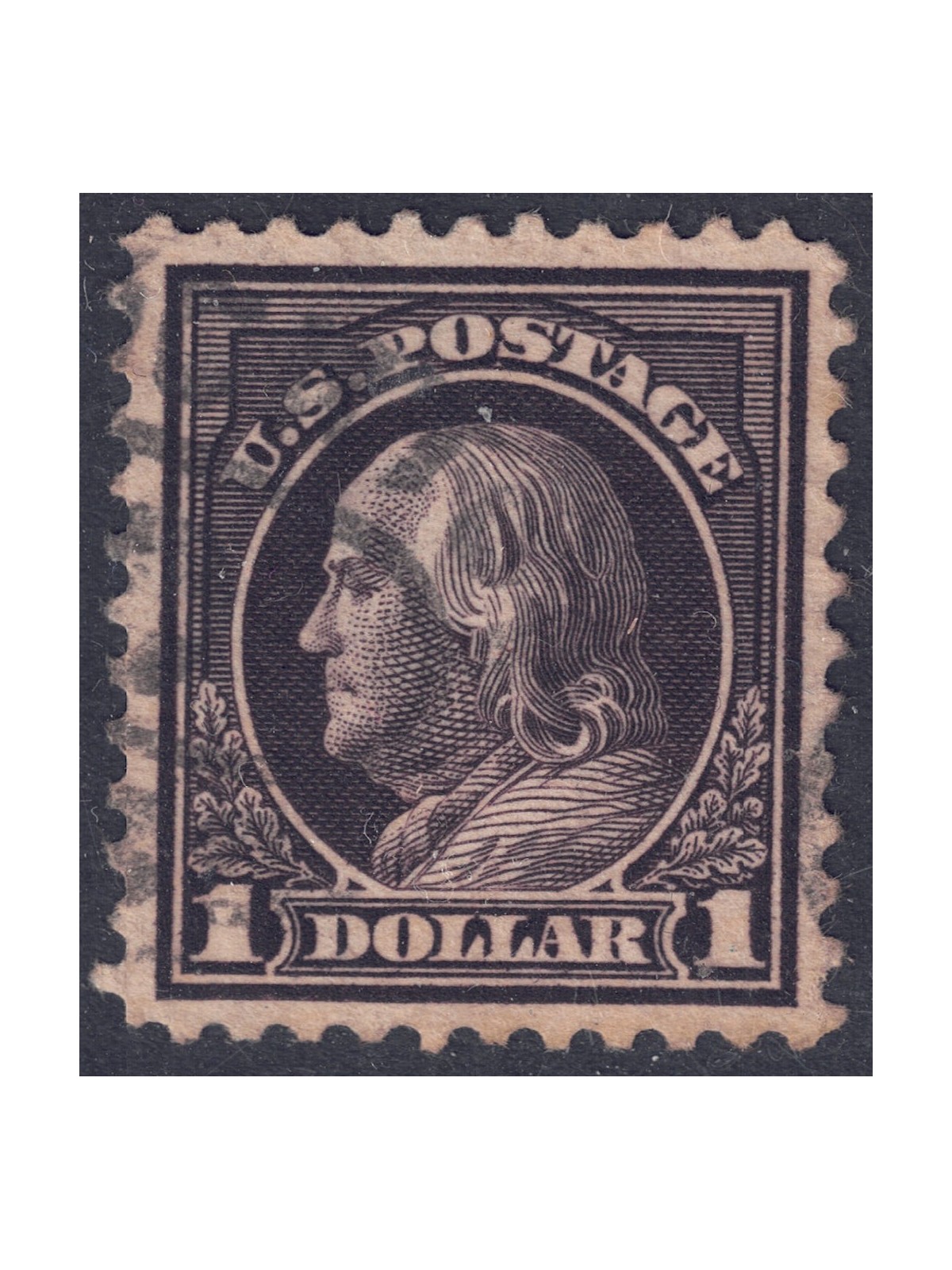 USA 1917 Benjamin Franklin (1$ violetto nero) us