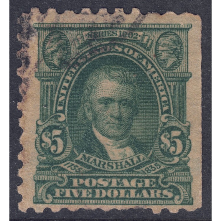 USA 1917 John Marshall ($5 green) us