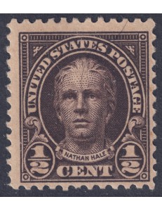 USA 1922 Nathan Hale (½ olive brown) MH*
