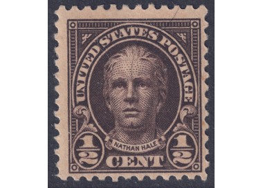 USA 1922 Nathan Hale (½ olive brown) MH*