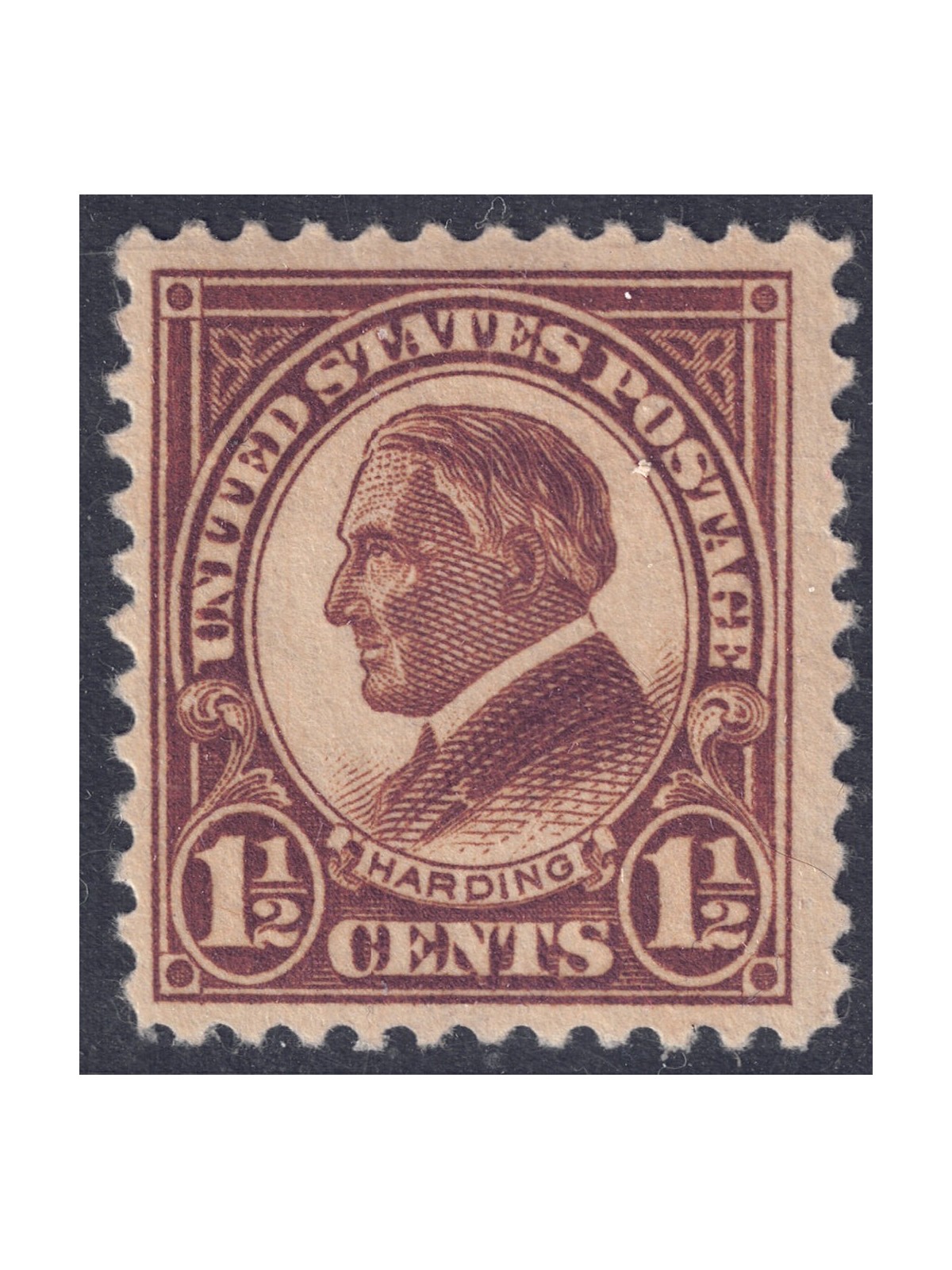 USA 1922 Warren Gamaliel Harding (1½ yellow brown) MH*