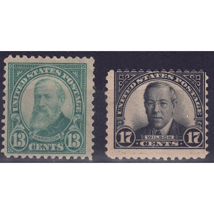 USA 1925-26 Presidenti 2v MH*