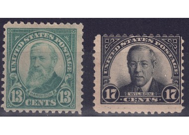 USA 1925-26 Presidenti 2v MH*