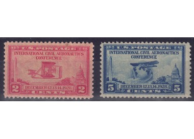 USA 1928 Civil Aviation 2v MH*