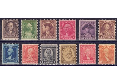 USA 1932 George Washington 12v MH*