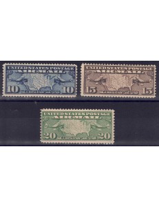 USA 1926-27 Posta aerea 3v MH*