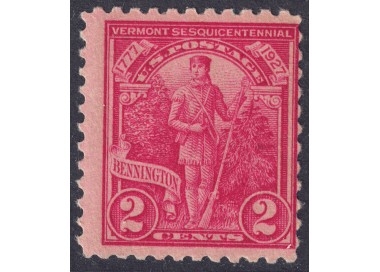 USA 1927 Battle of Bennington MNH**