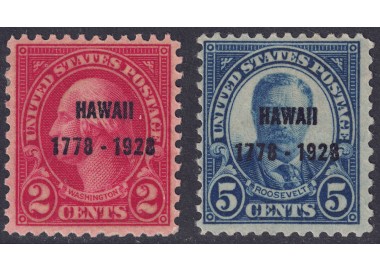 USA 1928 Hawaiian Islands 2v MH*