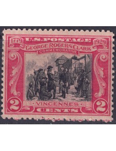 USA 1929 Forte Sackville MH*