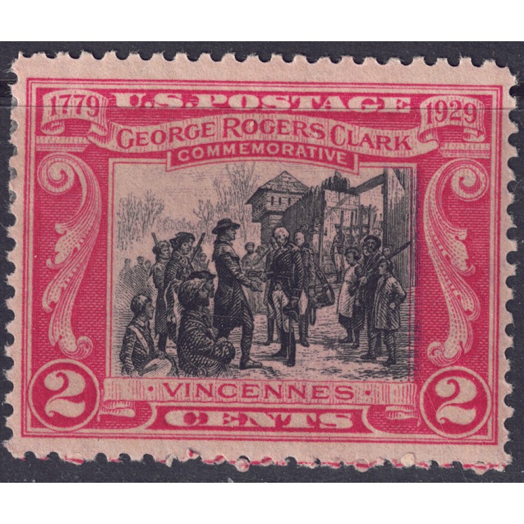 USA 1929 Fort Sackville MH*