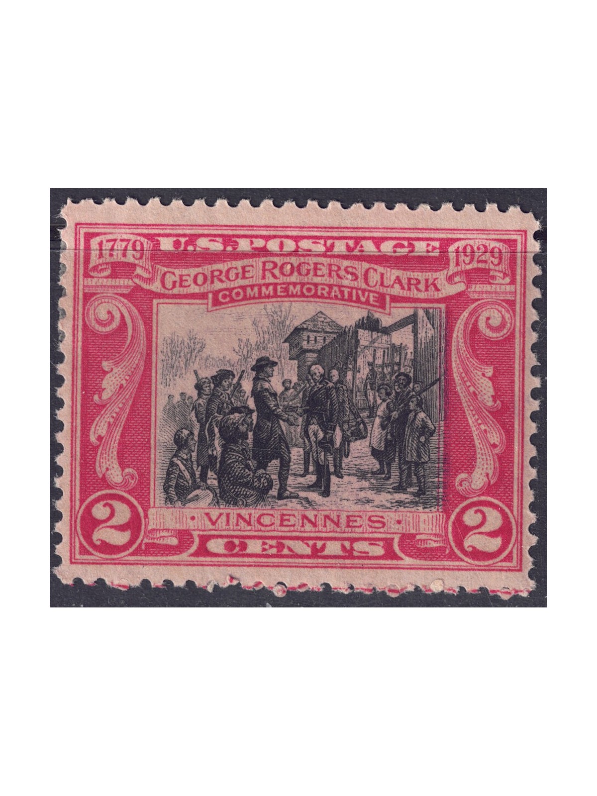 USA 1929 Forte Sackville MH*