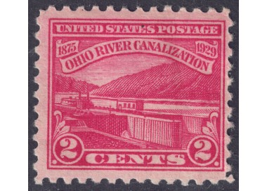 USA 1929 Fiume Ohio MH*