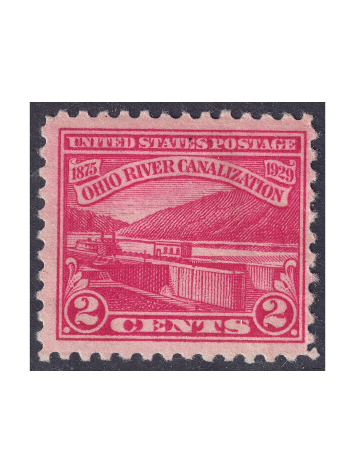 USA 1929 Ohio River MH*