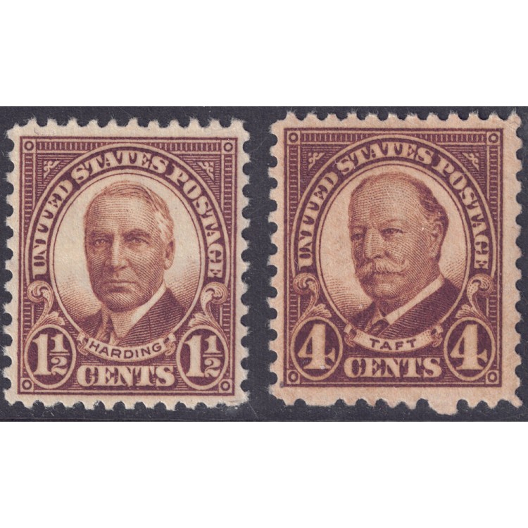 USA 1930 Effigi dei Presidenti Hardins e Taft 2v MNH**