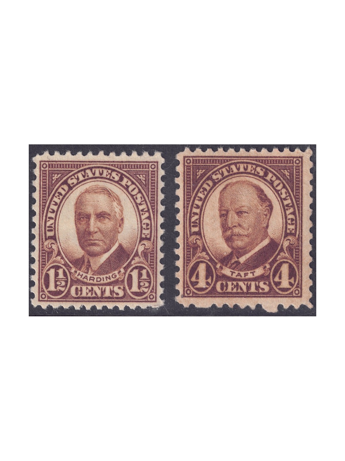 USA 1930 Effigi dei Presidenti Hardins e Taft 2v MNH**