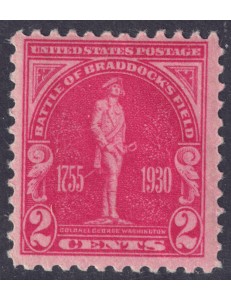 USA 1930 Battle of Braddock's Field MH*