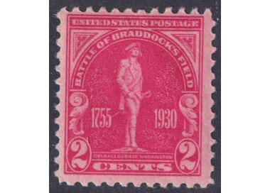 USA 1930 Battle of Braddock's Field MH*