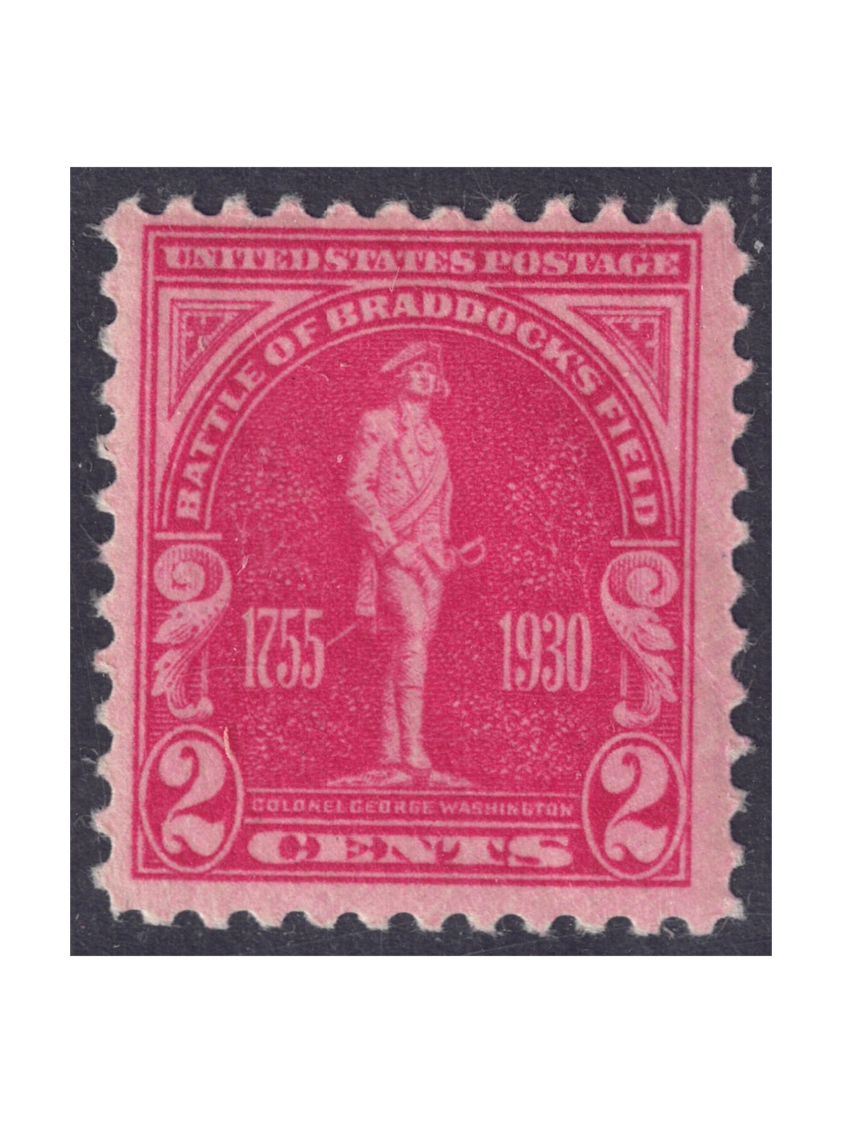 USA 1930 Battle of Braddock's Field MH*
