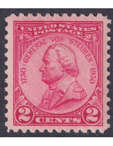 USA 1930 Friedrich Wilhelm von Steuben MNH**
