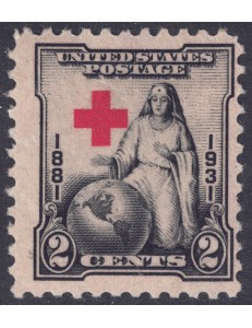 USA 1931 American Red Cross MNH**