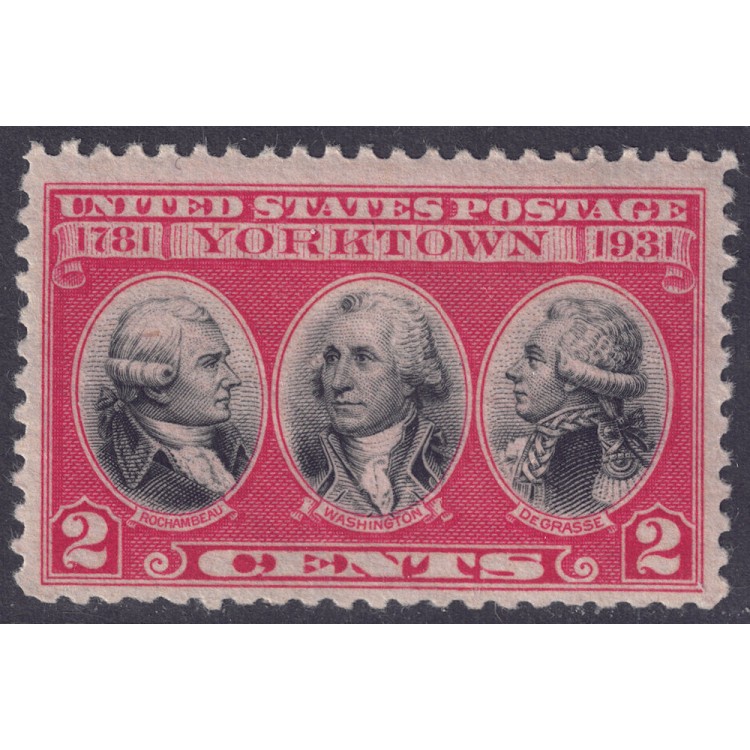 USA 1931 Capitulation of Cornwallis MNH**