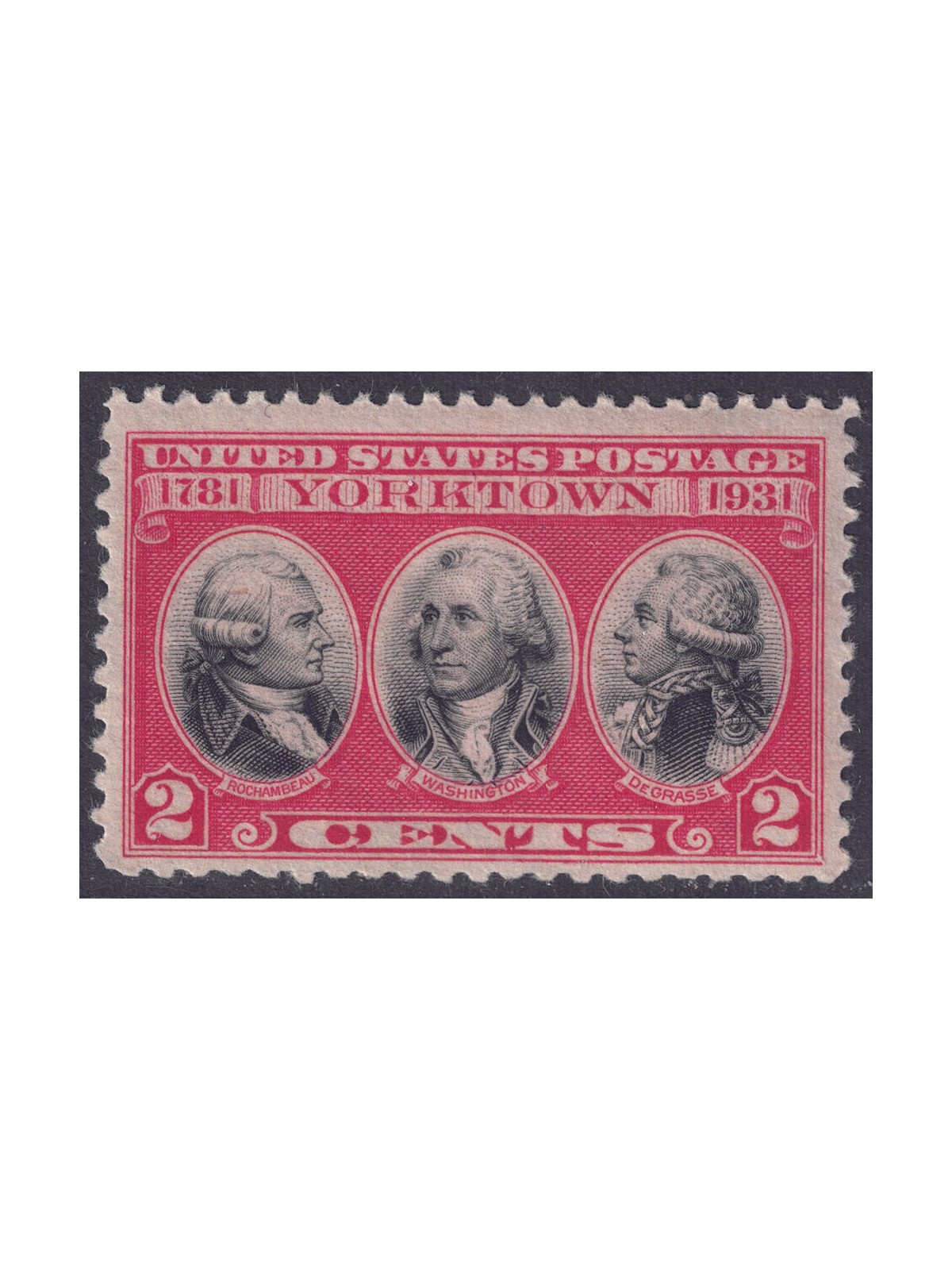 USA 1931 Capitulation of Cornwallis MNH**