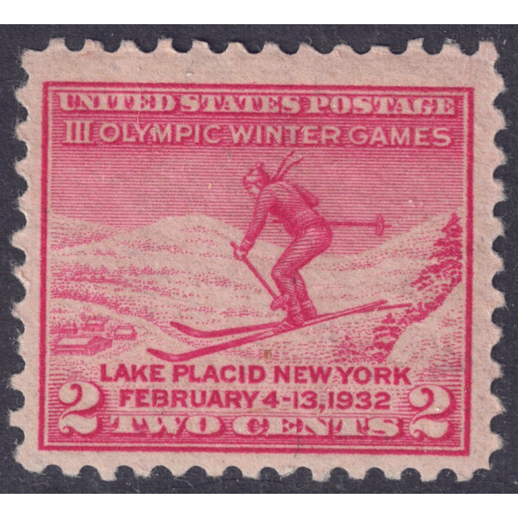 USA 1932 Lake Placid Olympics MH*