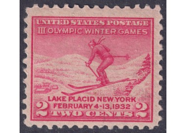 USA 1932 Lake Placid Olympics MH*