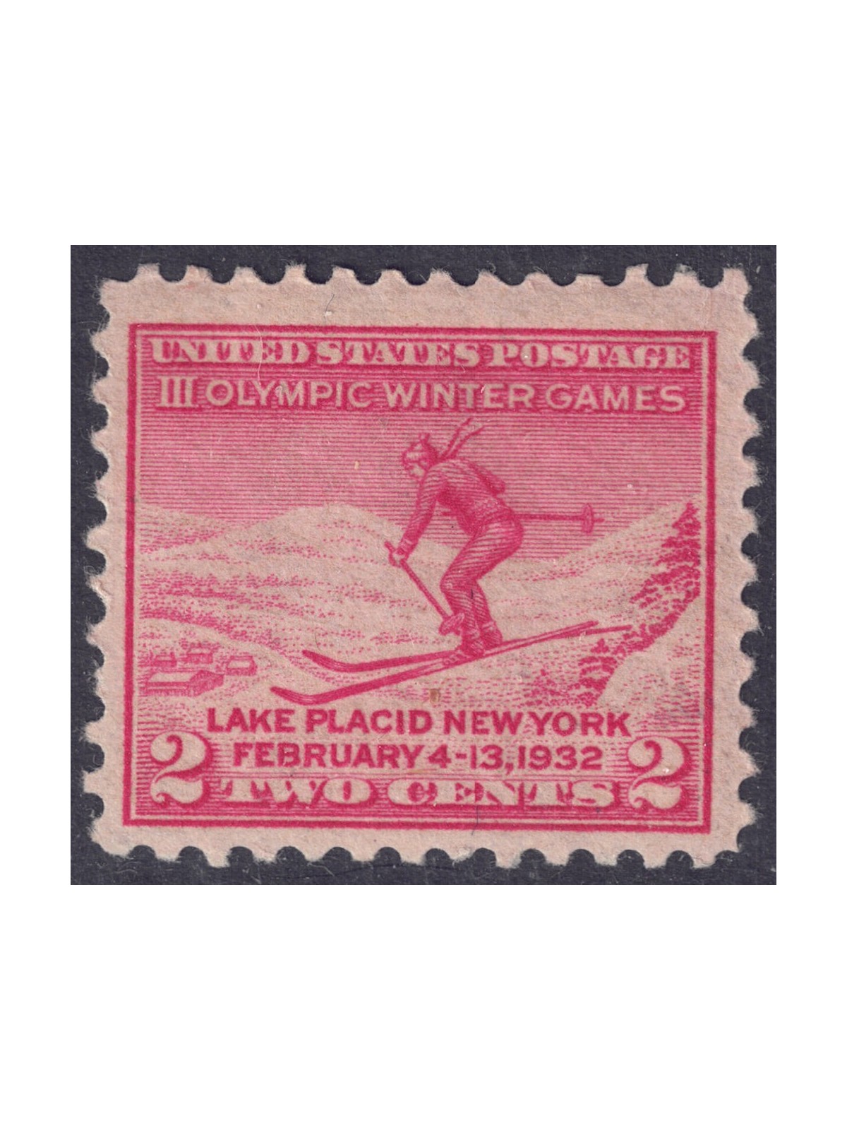 USA 1932 Olimpiadi di Lake Placid MH*
