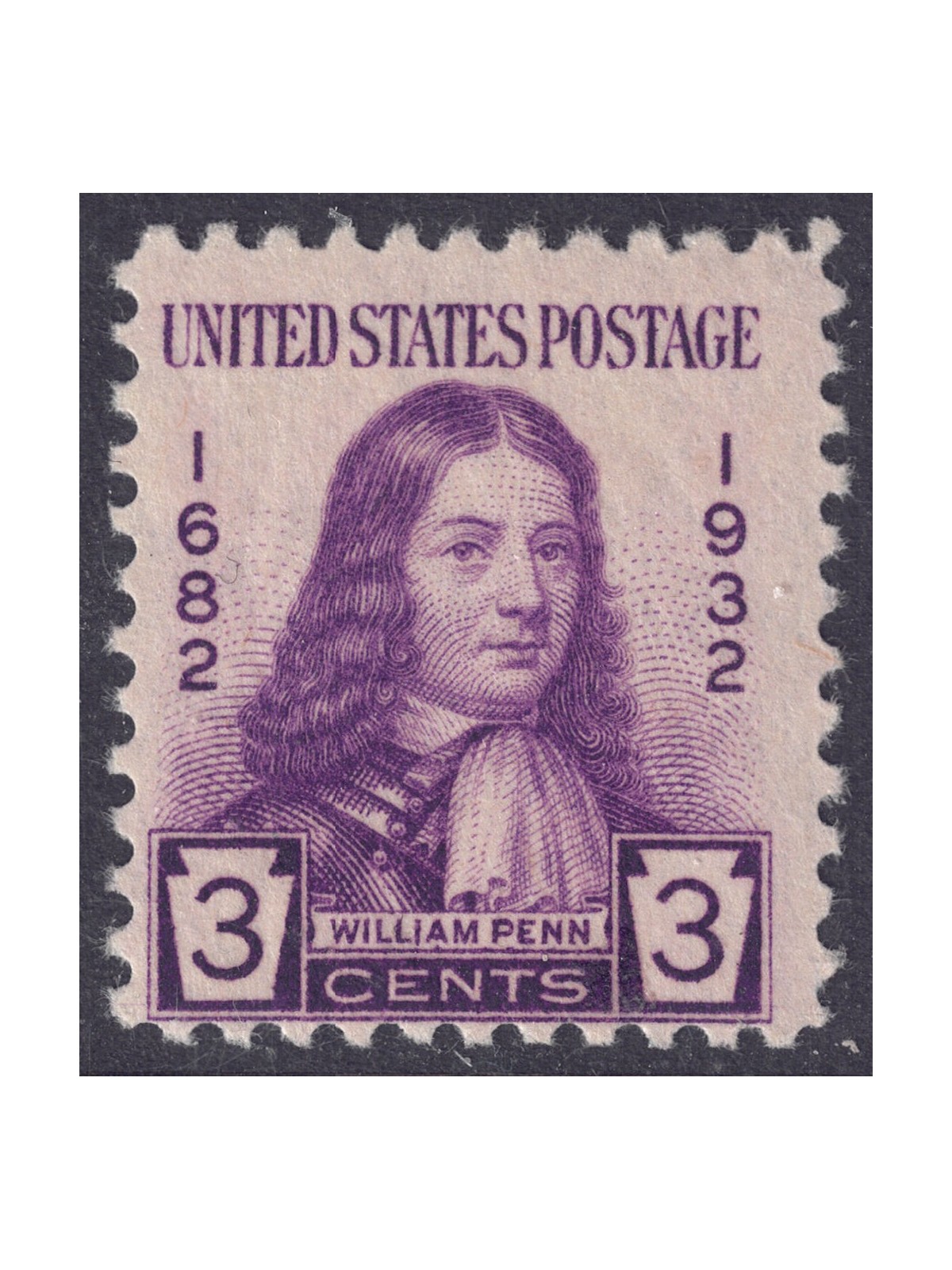 USA 1932 William Penn MNH**