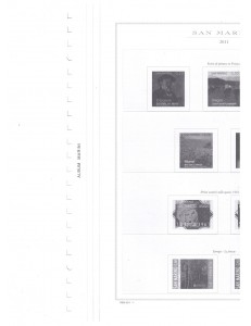 SAN MARINO 2005 Marini King album sheets for singles us