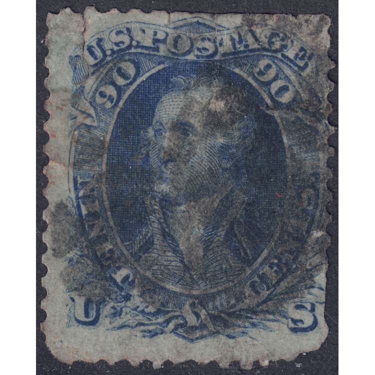 USA 1861 George Washington (90c azzurro) us
