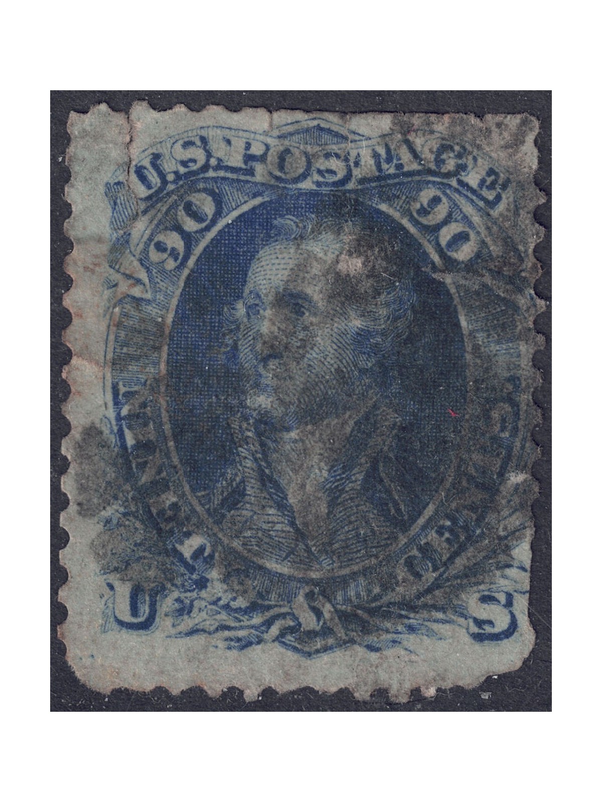 USA 1861 George Washington (90c light blue) us