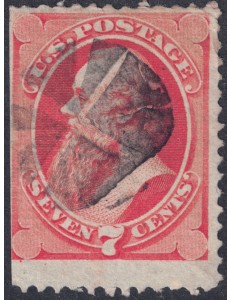 USA 1871 Edw. Stanton (7c vermiglio) us