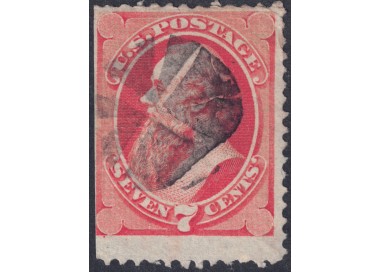 USA 1871 Edw. Stanton (7c vermiglio) us