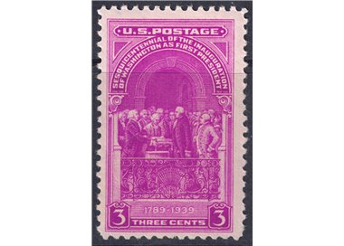 USA 1939 Elezione di George Washington MNH**