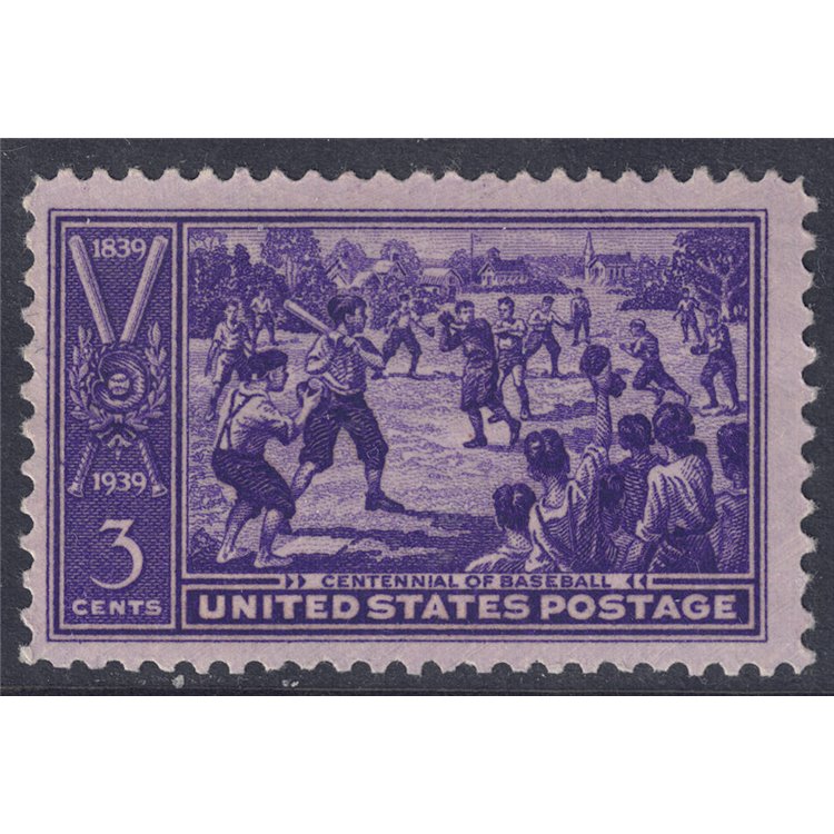 USA 1939 Centenario del baseball MH*