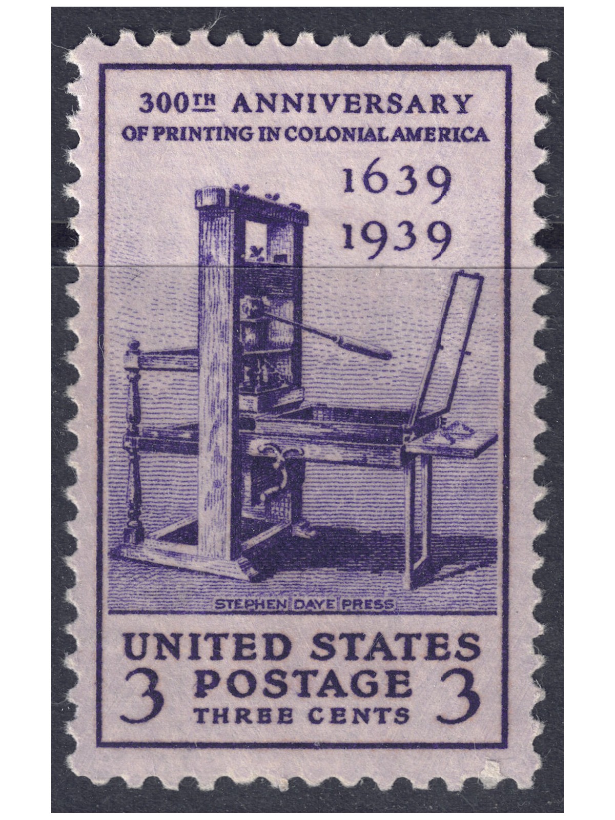 USA 1939 First MNH printing plant**