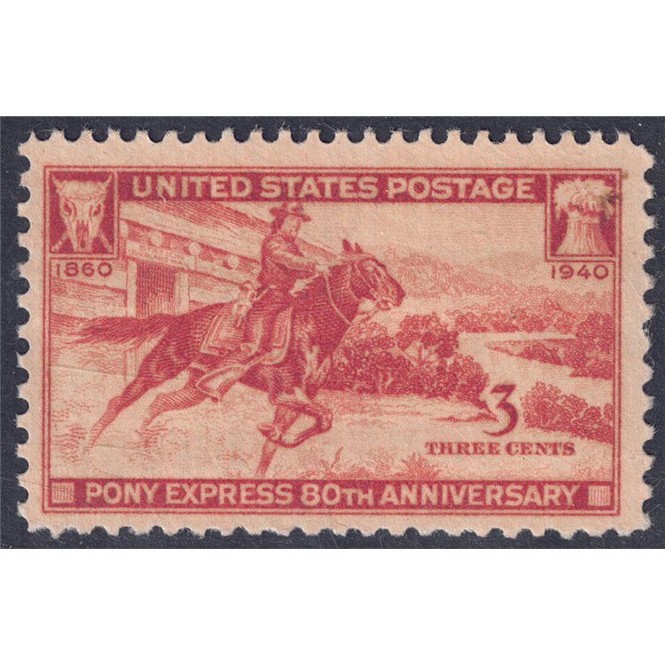USA 1940 Pony Express MH*