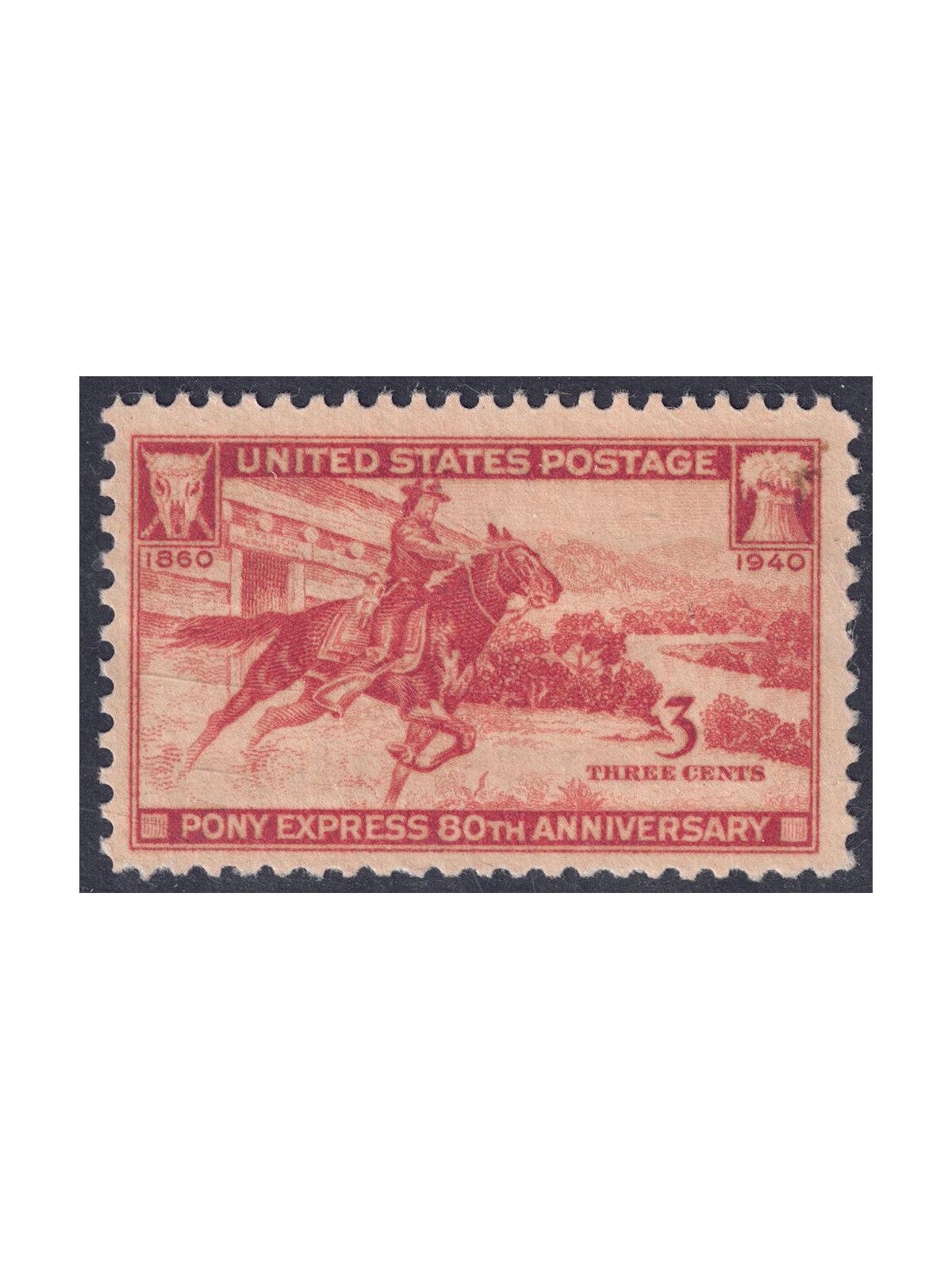 USA 1940 Pony Express MH*