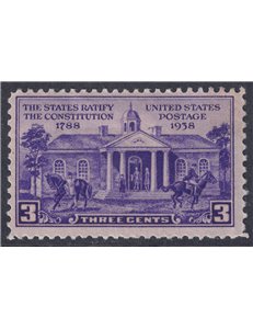 USA 1938 Ratification of the Constitution MH*