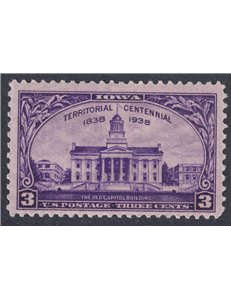 USA 1938 Stato dello Iowa MH*