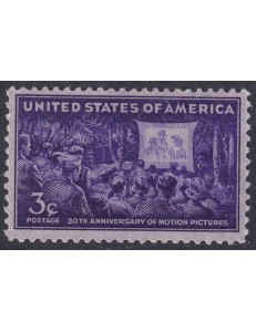 USA 1944 Cinquantenario del Cinema MNH**