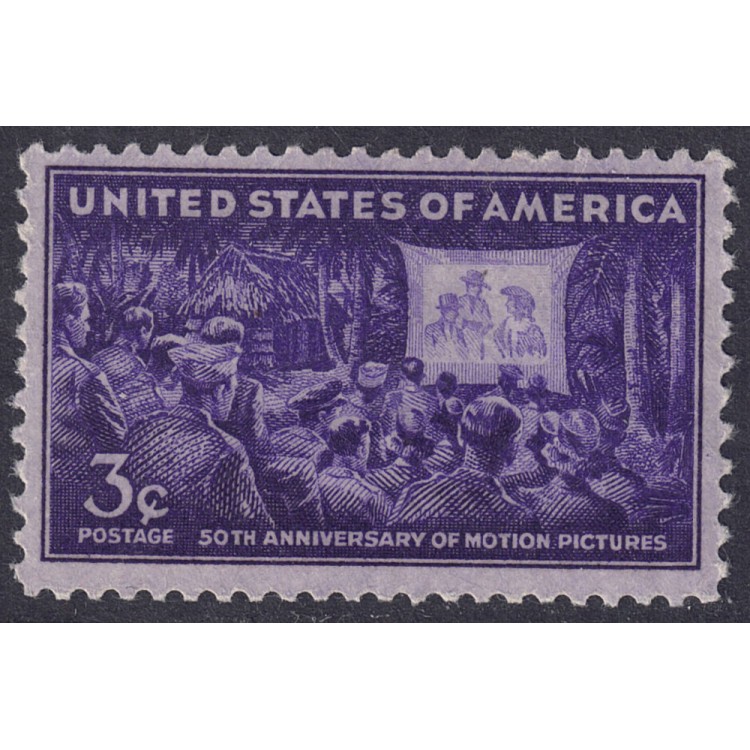 USA 1944 Cinquantenario del Cinema MNH**