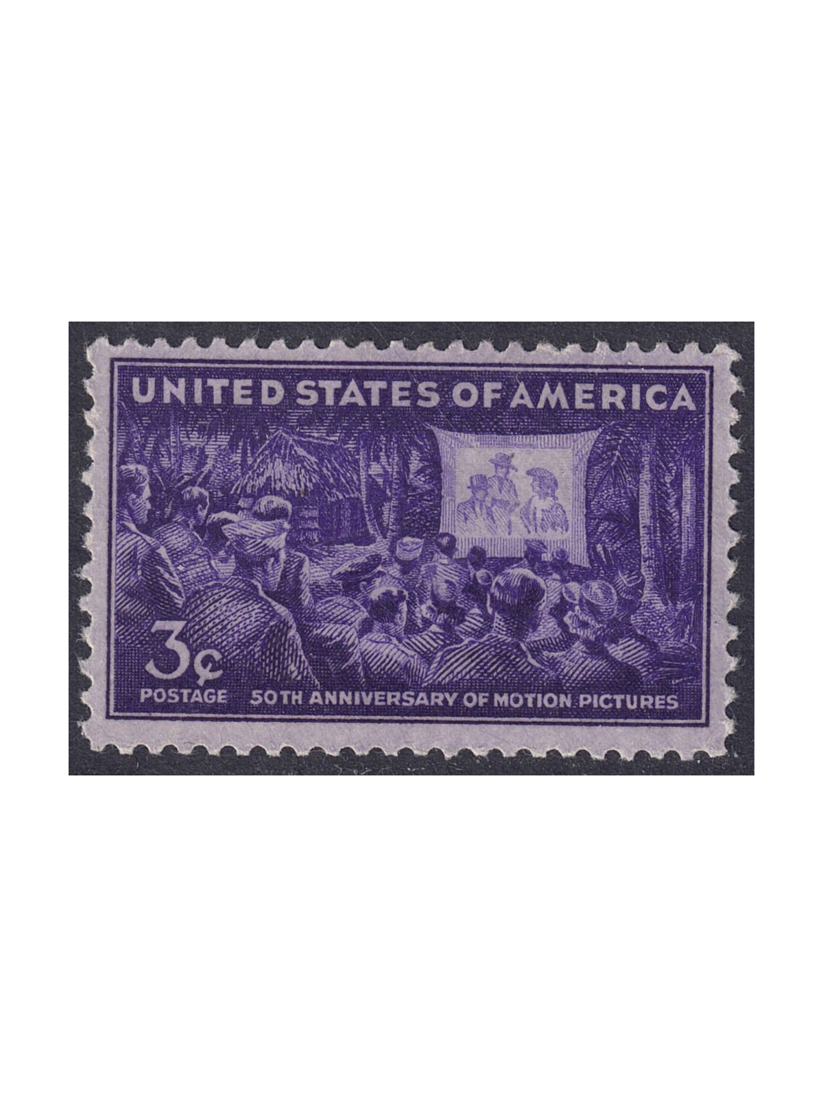 USA 1944 Fiftieth Anniversary of Cinema MNH**