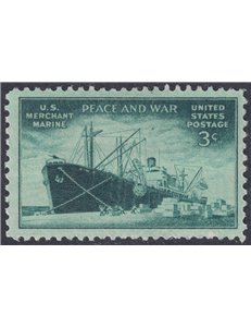 USA 1946 In onore della Marina Mercantile MNH**