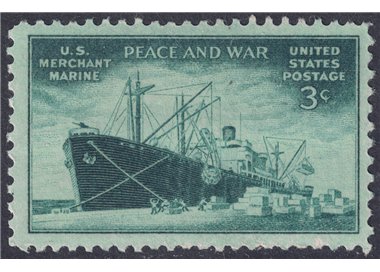 USA 1946 In Honor of the Merchant Marine MNH**