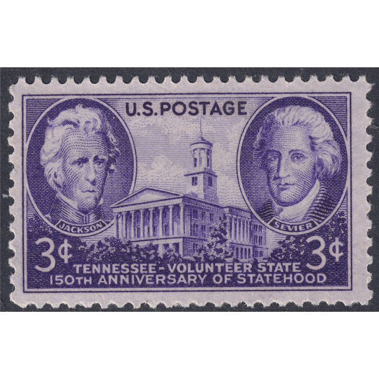 USA 1946 Admission of Tennessee MNH**