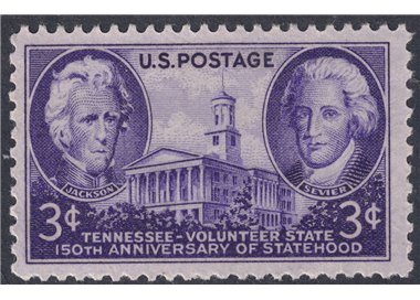 USA 1946 Ammissione del Tennessee MNH**