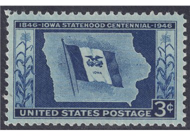 USA 1946 Admission of Iowa MNH**